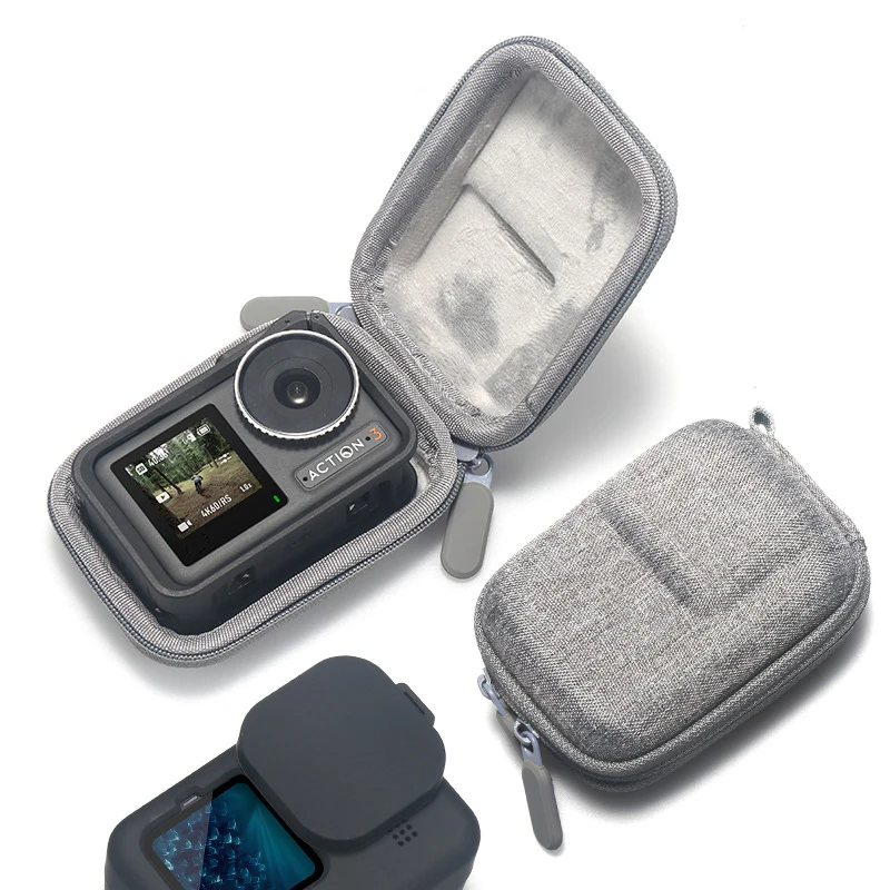 

Waterproof Case Mini Protective Bag For Sport Camera EVA Storage Box For DJI Osmo Action 3 4 Accessory