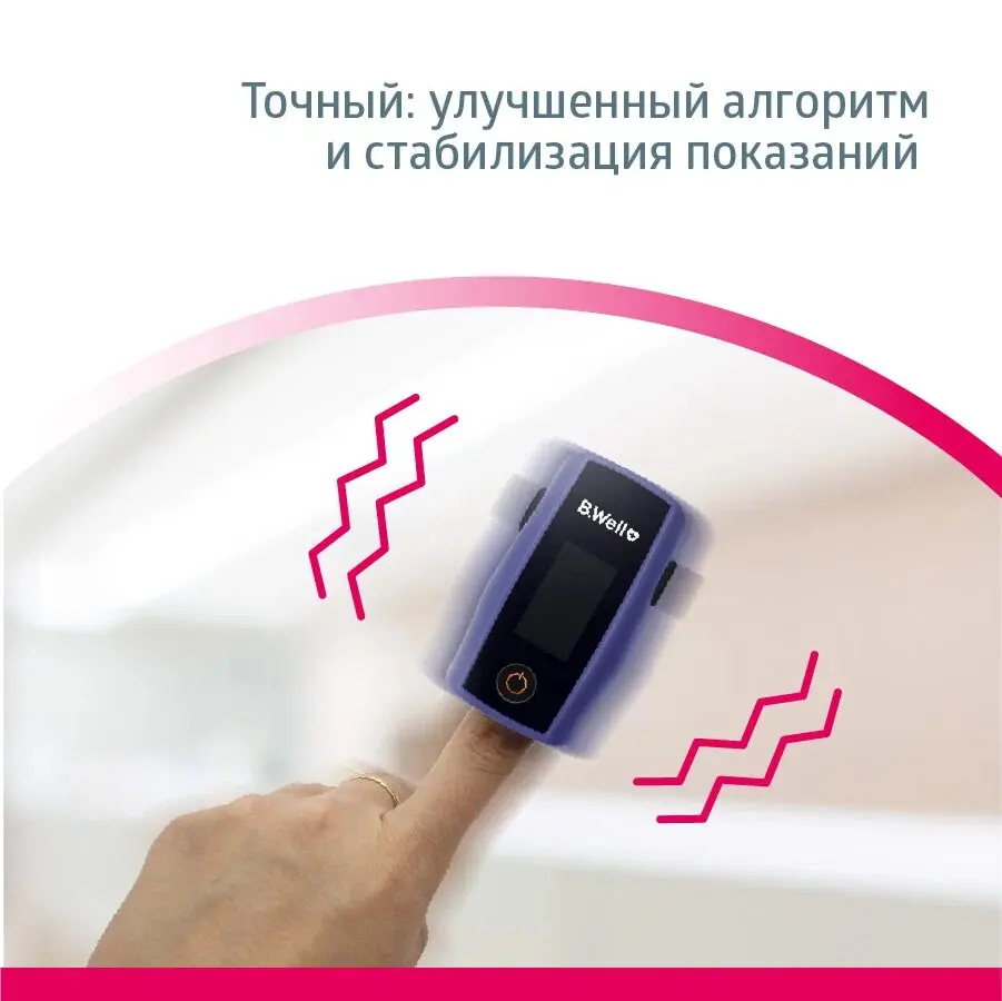 Пульсоксиметр B.Well MED-325. Точный и быстрый прибор для измерения сатурации частоты