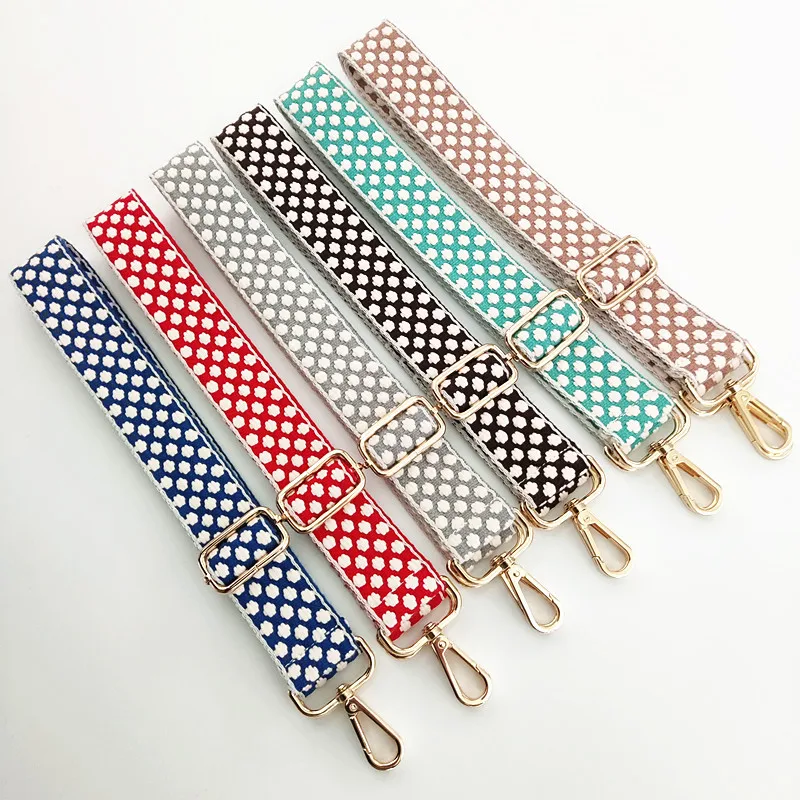 

Embroidered Wide Bag Belt Crossbody Strap Bag Accessory Adjustable Bag Belt Bag Strap Adjustable Simplicity 3.8cm Wide Jacquard