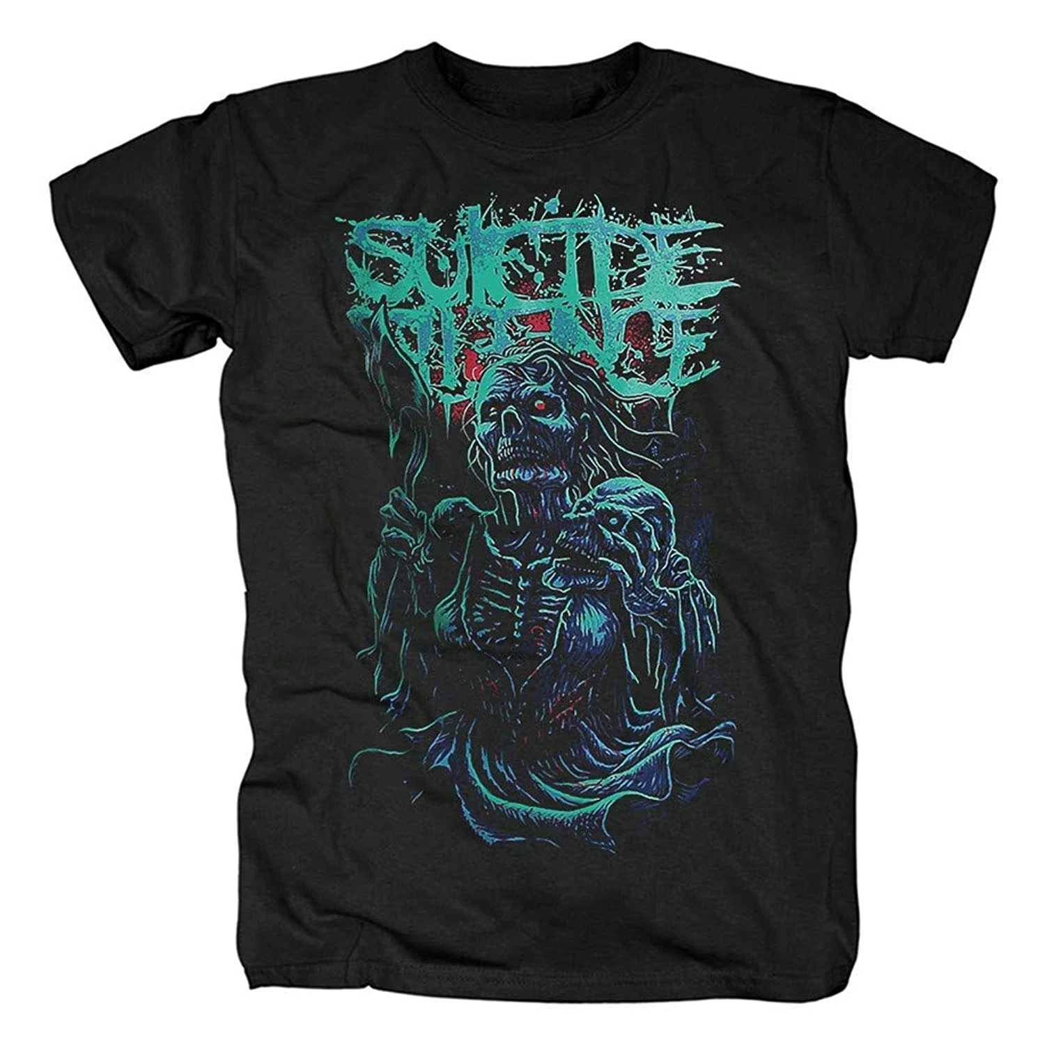

Men'S Tshirt Short Sleeve Shirt Suicide Silence Rock Tee Women Hiphop Shirts(6)