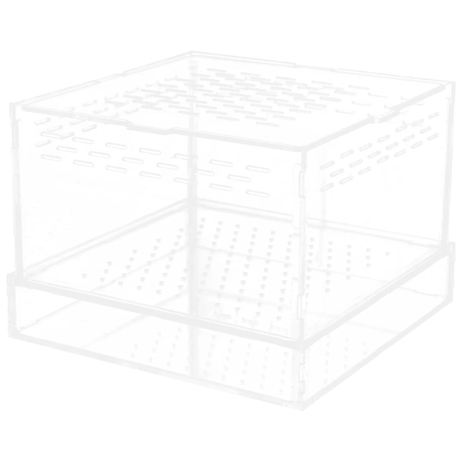 

Enclosure Reptile Terrarium Keeper Snake Breeding Tank Box Sea Container Feeding Tarantula Spider Lizard Acrylic Large Outdoor