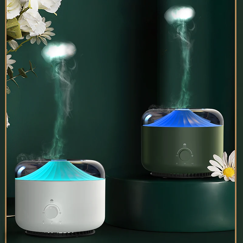 1.3L Ultrasonic Air Humidifier Desktop Colorful Night Light Large Capacity Essential Oil Aroma Diffuser Mute Fine Mist Maker