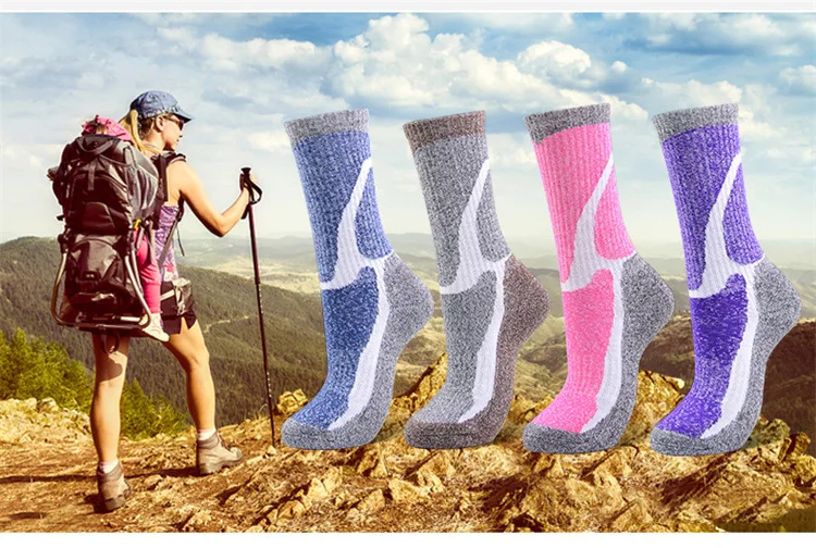 Women Socks Sports Breathable Compression Knee high Basketball Biking Hockey Soccer Supply Running Riding  Cycling