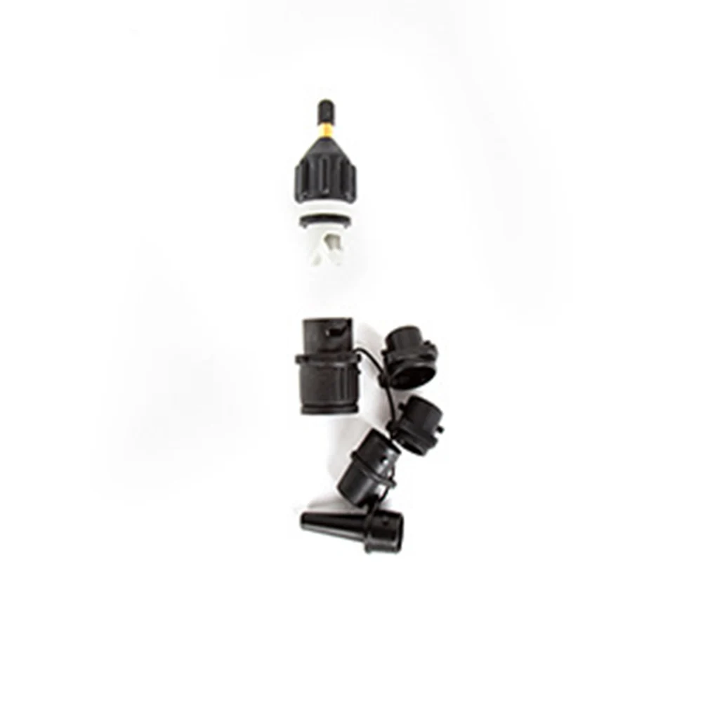 

Air Pump Valve Adapter 1 Set Of Black Conversion For Kayak Surfboard Inflatable Multifunctional PA66+glass Fiber