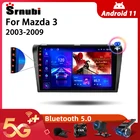 Автомагнитола Srnubi Android 10 для Mazda 3 2003-2009, мультимедийный видеоплеер 2 Din, Wi-Fi, 4G, GPS-навигация, Carplay, DVD, головное устройство