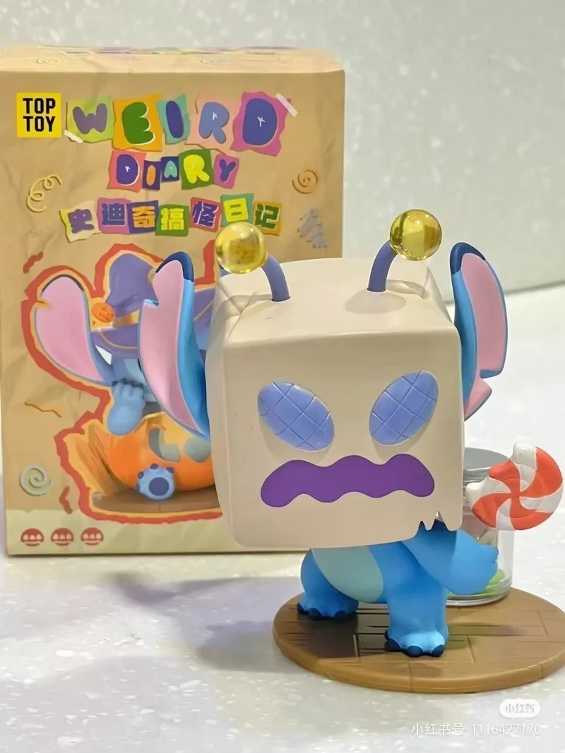 Disney Stitch слепая коробка Stiezy забавный дневник серии тайна Guss Bag аниме фигурка