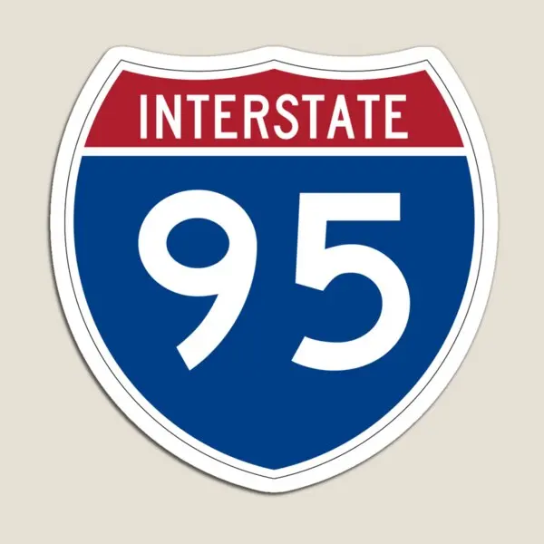 Магнитный декор Interstate 95 держатель для игрушек магнитный холодильника домашний