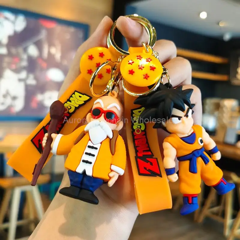 Аниме Dragon Ball Keychain Z Super Saiyan Son Goku Bulma Broly Piccolo Majin Buu автомобиль подвески детские