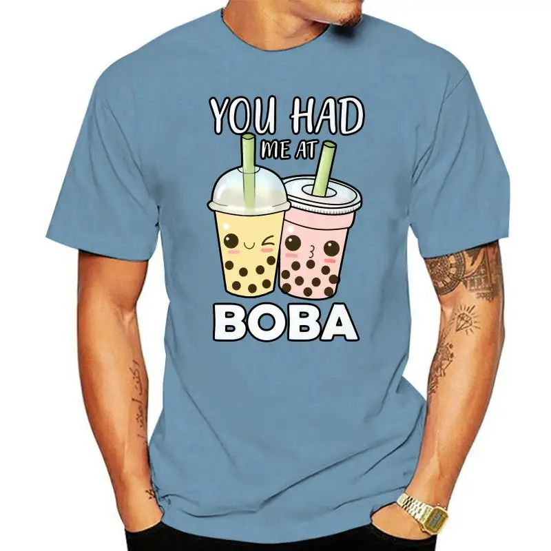

Men T shirt You Had Me At Boba Bubble Tea T Shirt(2) Women tshirt