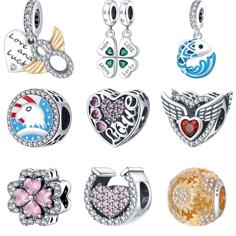 

Бусина-Шарм «Орлан» для браслета Pandora, серебро 925 пробы