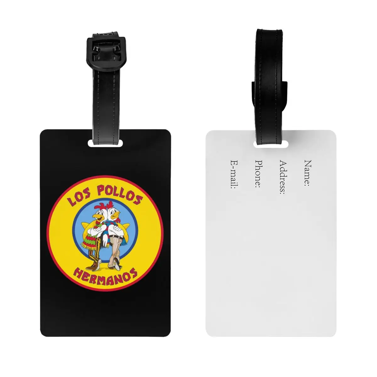 Бирка для багажа во все тяжкие Los Pollos Hermanos бирка на заказ бирки цыплята братья