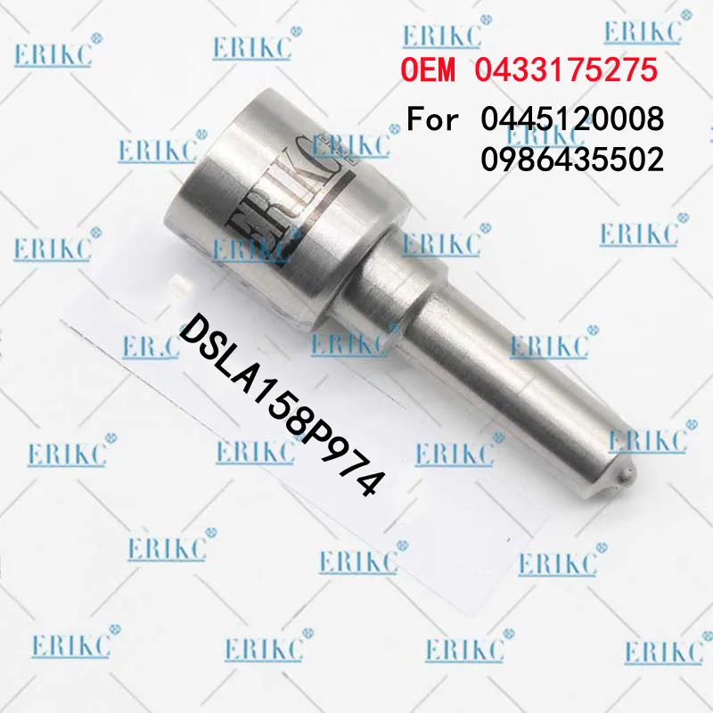 

ERIKC DSLA158P974 Diesel Engine Injector Nozzle DSLA 158 P974 OEM 0 433 175 275 For 0 445 120 008 0 986 435 502