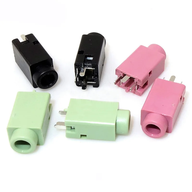 Женская розетка питания 3 5 гнездо для наушников с 3-контактным разъемом диаметром