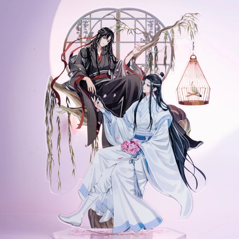 

Большой мастер демонического культивирования серии Huaxu MDZS Wuxian Wangji, акриловая подставка для Маджонга с сыпучим песком, цветная бумага