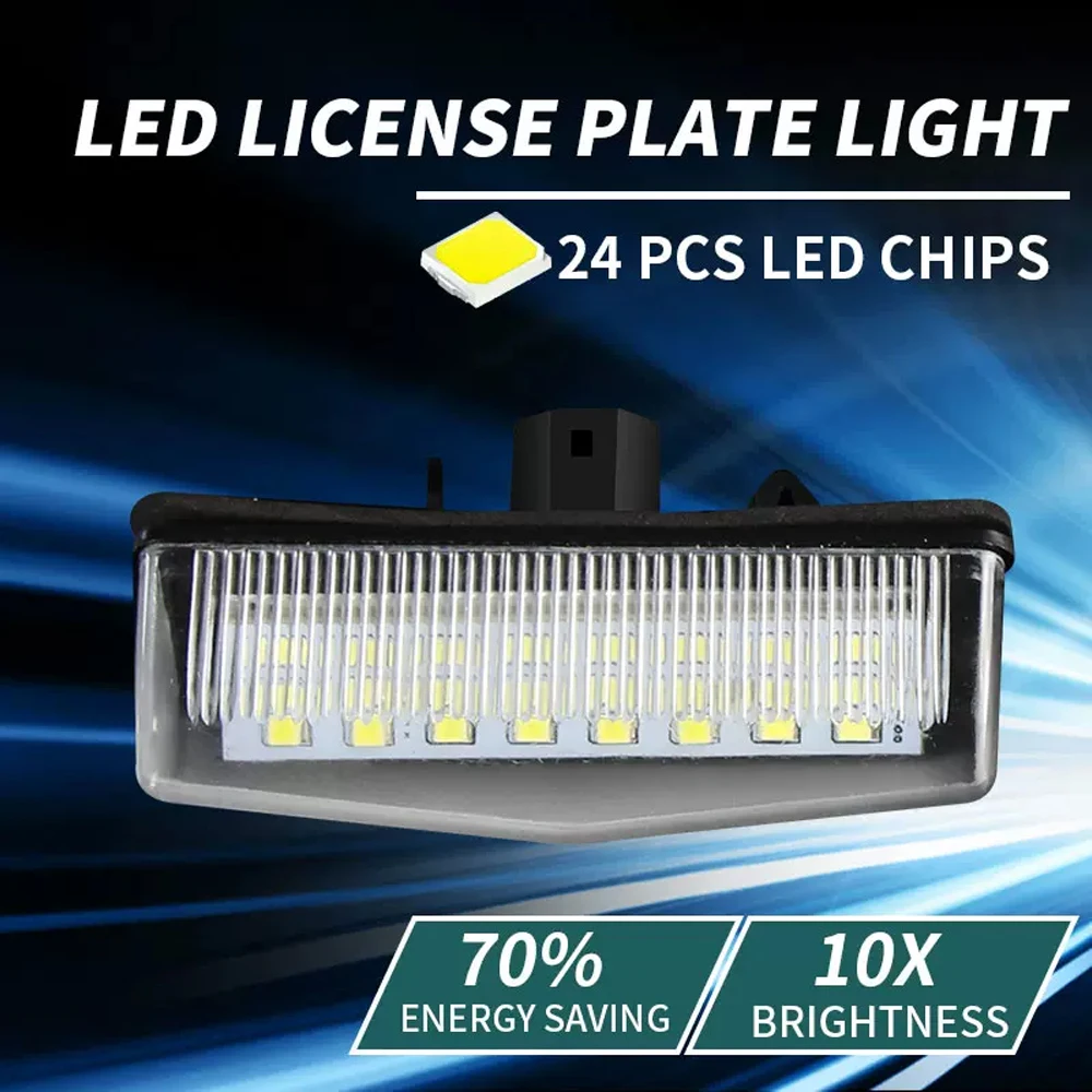 2 шт. автомобильные лампы для номерного знака Toyota Prius XW20 XW30 XW50 ZVW30R 2004 ~ 2022 2005 2006 2007 2008