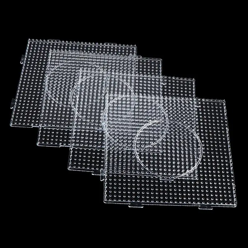 5 мм Hama Bead пегборд квадратной формы Perler Beads Диаметр круга головоломка шаблон для