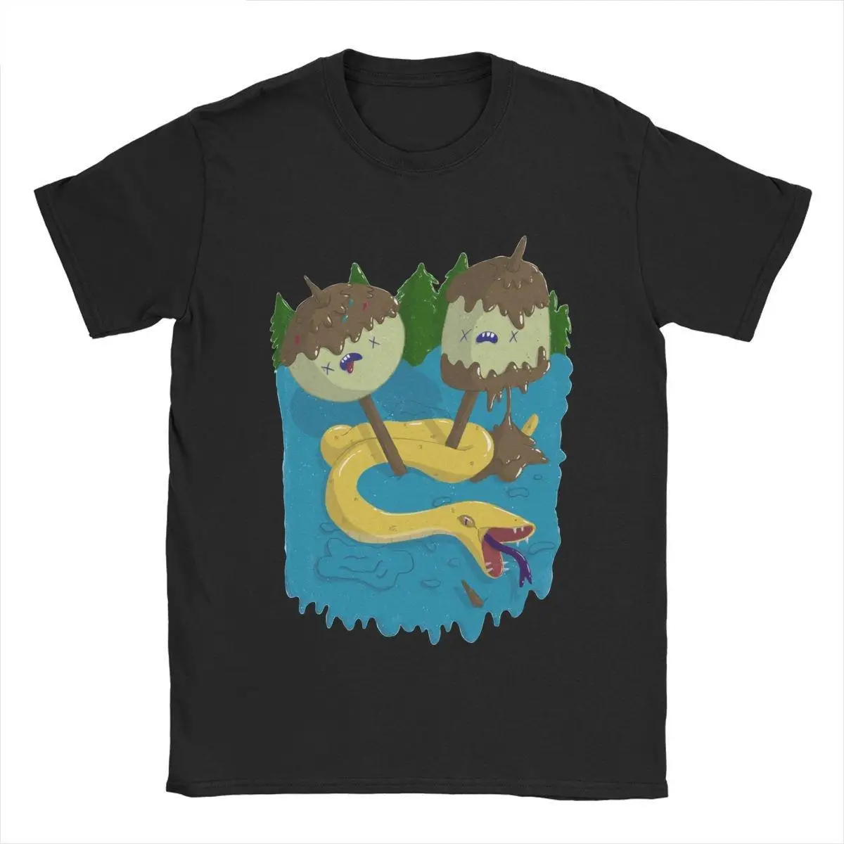 Men's Princess Bubblegum's Rock T Shirt Adventure Time Cotton Clothes Novelty Short Sleeve Round Neck Tee Shirt New T-Shirts