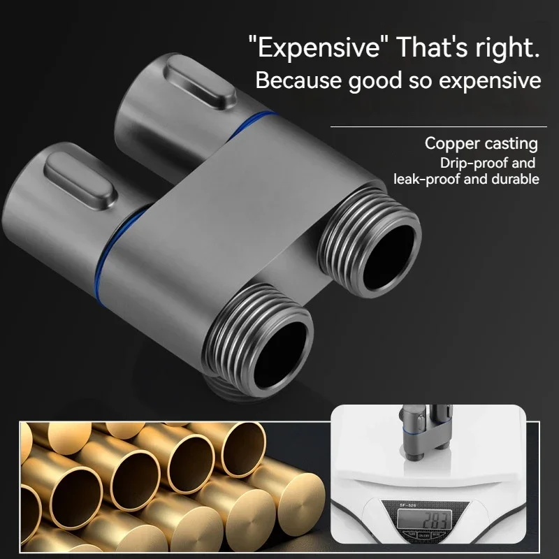 Przenośny ręczny pistolet bidetowy Prysznic wysokociśnieniowy Ręczne akcesoria toaletowe Naścienny kran z pojedynczym otworem...