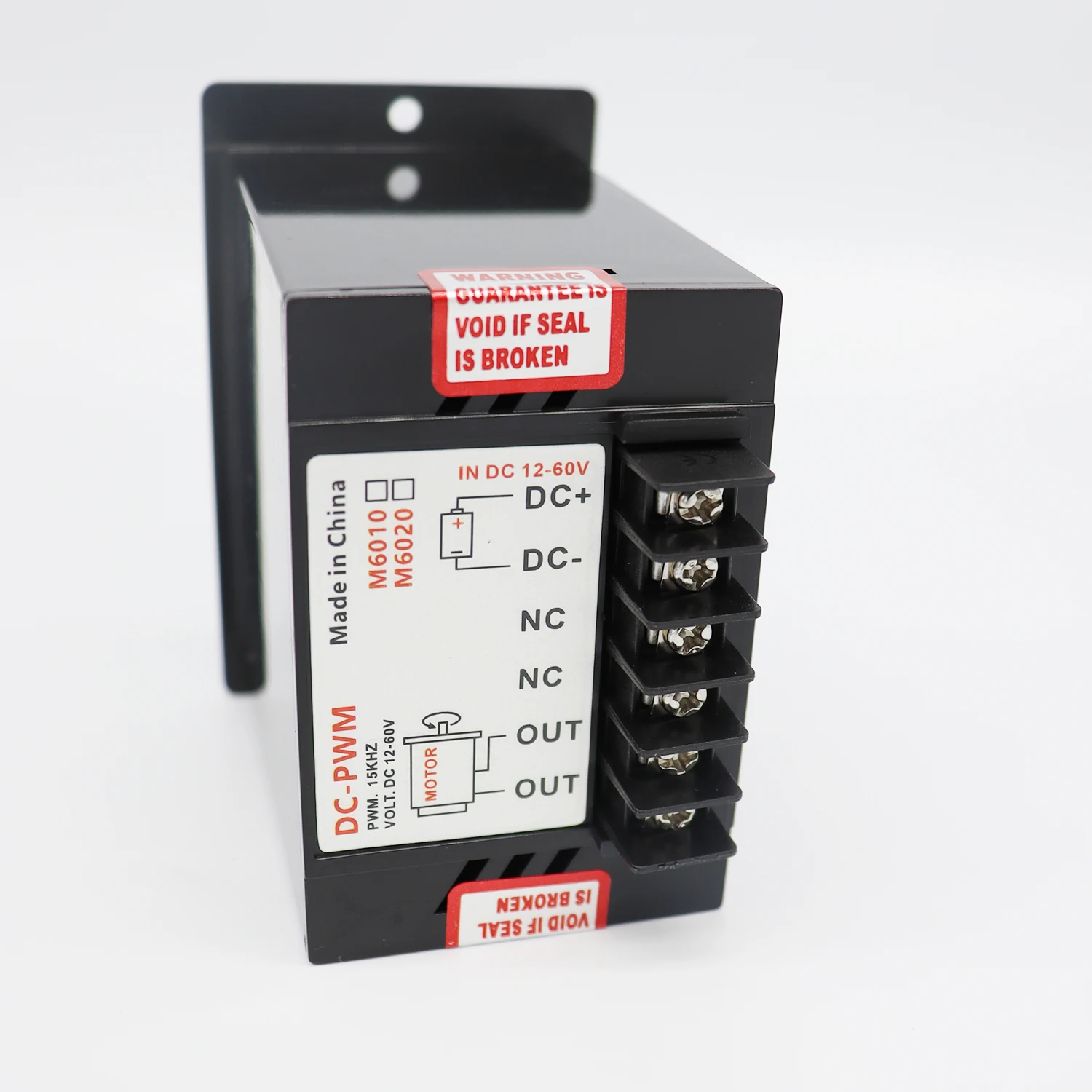 

DC Motor Speed Controller 12-60V 40A PWM Brush Motor Speed Controller CW CCW Reversible Switch Motor Controller