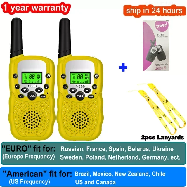 Walkie Talkie Kids Celular Toys Handheld Transceiver Highlight Phone Radio Interphone Children Talkie Walkie Birthday Gifts