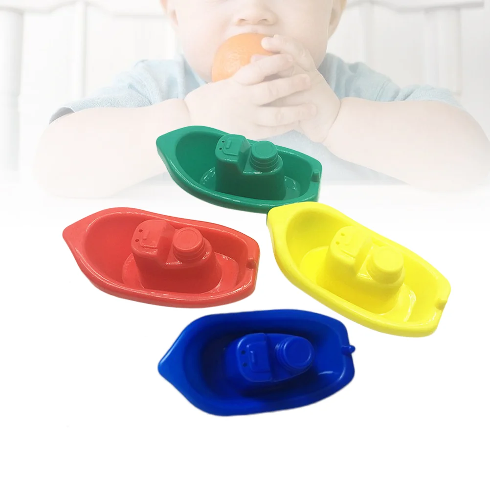 

8 Pcs Bath Toys Toddlers Boys Miniature Plastic Ship Models