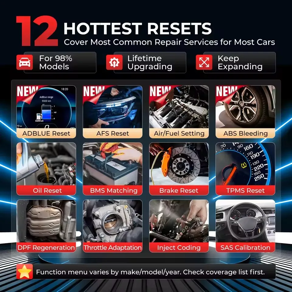 Фото Новый автомобильный сканер Launch X431 CRP129X V3.0 с обновлением 2026 года, поддержкой CANFD и DOIP, диагностический инструмент, сканер OBDII, автомобильный сканер №4