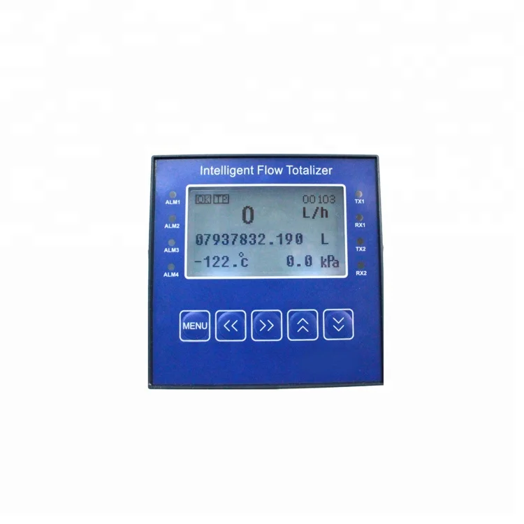

1-5v or 2-10v output liquid flow indicator meter counter flow totalizer