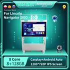 Автомобильный радиоприемник JUSTNAVI Android 10 для Lincoln Navigator 2003 - 2009 WIFI GPS Navi 2din мультимедийный плеер Восьмиядерный DVD IPS 1280*720P