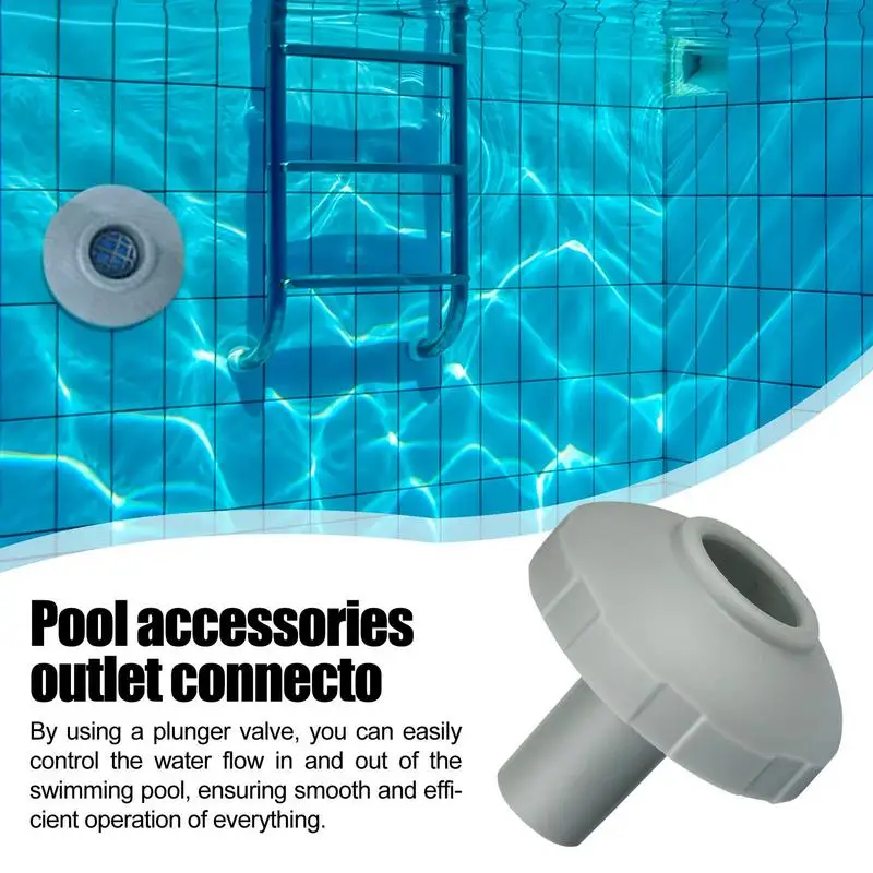 

Pool Strainer Connector Wall Mount Hose Adaptor Pool Connector Sturdy Construction For Home Garden Pool Bathtub Accessories