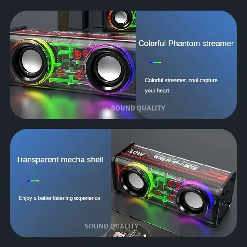 Беспроводная колонка Xiaomi V8 с двойной басовой диафрагмой