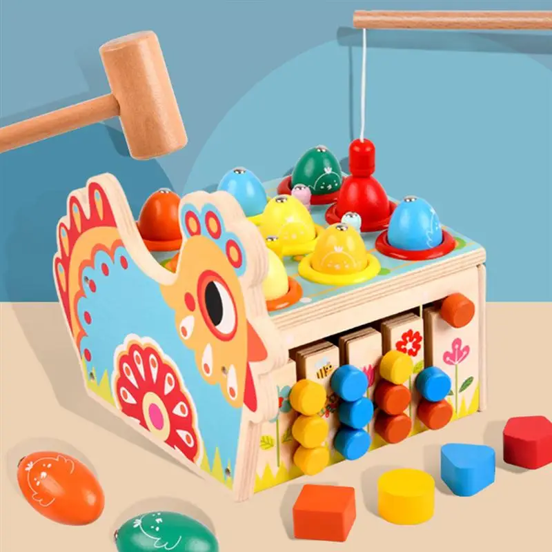 

1 Set Children Multi-functional Percussion Musical Toy Magnetic Fishing Fun toy