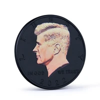 new type 2022 u s presidential kennedy black color commemorative us coins challenge coin kennedy coins collectibles