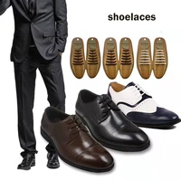 12pcsset men women leather shoes lazy no tie shoelaces elastic silicone shoe lace suitable 3 colors