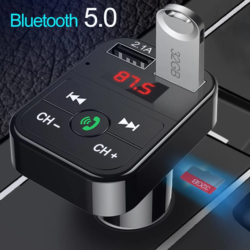Фото Автомобильный FM-передатчик с Bluetooth быстрое зарядное устройство для Chrysler 300c PT Cruiser