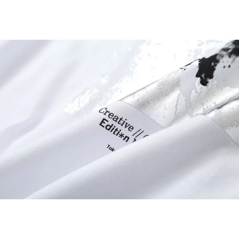 Женские летние футболки TRAF ZR Y2k новые хлопковые топы с круглым вырезом и коротким