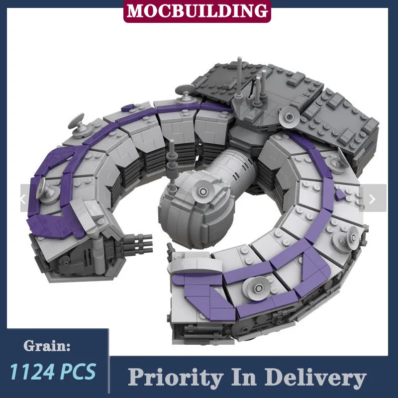 Конструктор MOC Space управляющий корабль в масштабе Мидель сборный блок