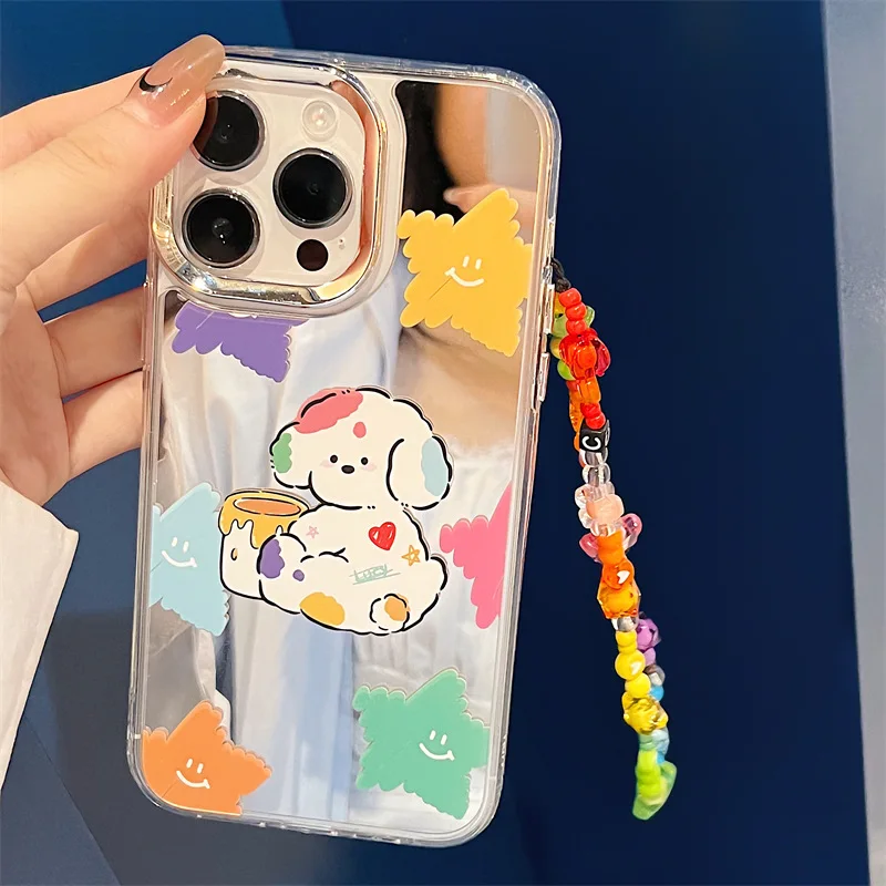 Красочный женский браслет, подвеска для Iphoone 14Pro 12ProMax 11 12 13 14 Pro Max 13ProMax, чехол funass