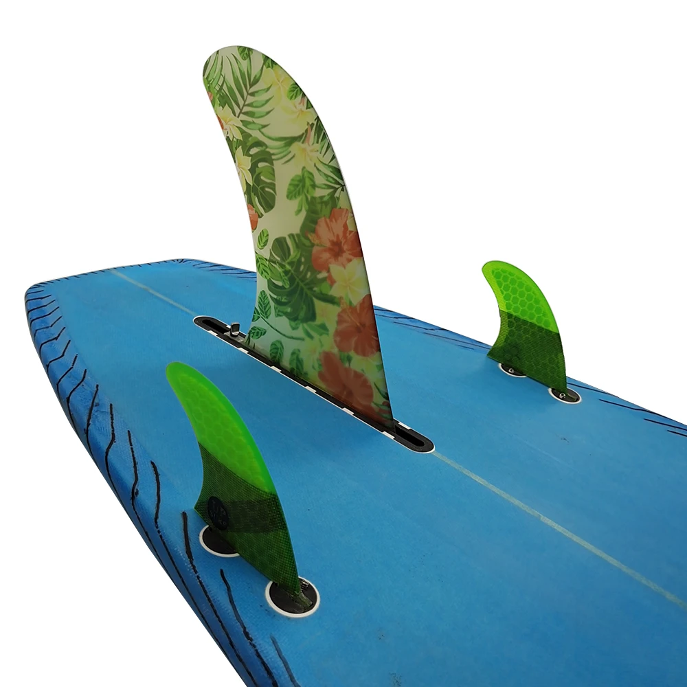 Однослойные плавники YEPSURF K2 из стеклопластика цветные Килевой плавник для