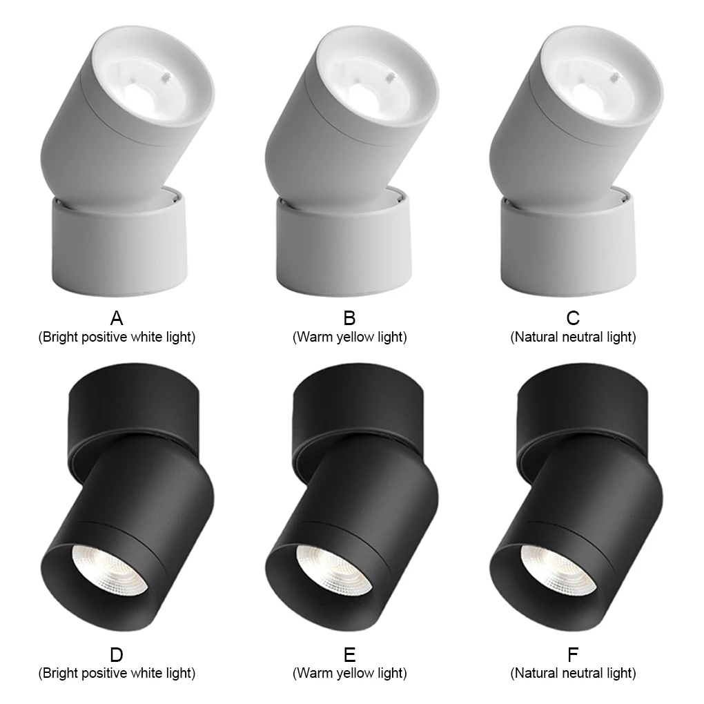 

Down Light LED Heats Dissipation Living Room Bedroom Gate Porch Ceiling Lamp