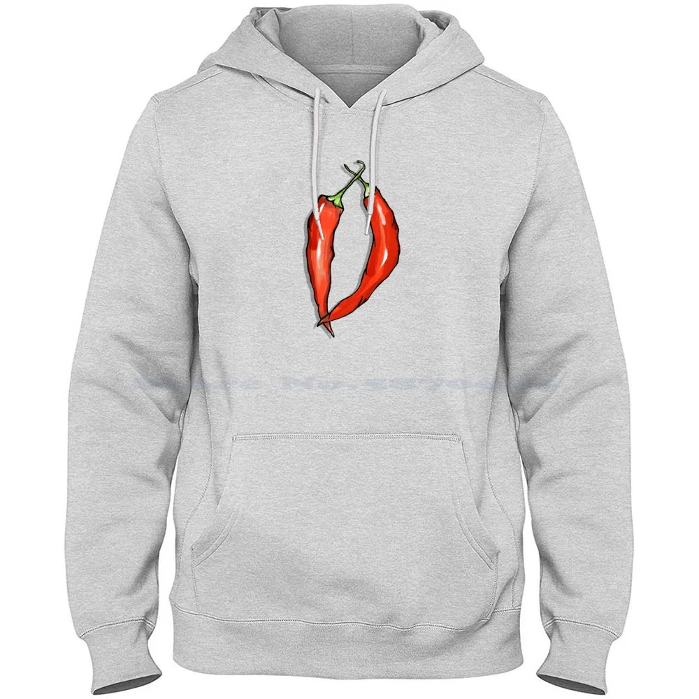 Пряная толстовка из 100% чистого хлопка футболка с принтом специй перец Табаско