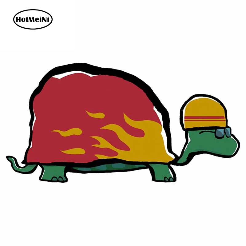 

13cm x 9.9cm for Racing Turtle Car Accessories Refrigerator Laptop Windows Windshield Car Decor Fine Creative Decal