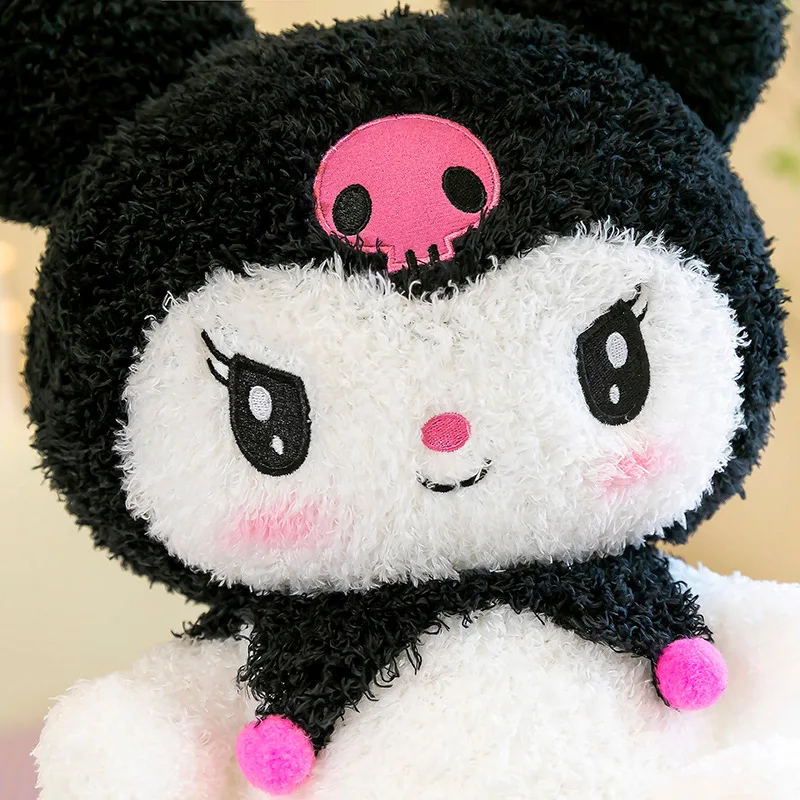 45-120cm Sanrio Plushie Brandy Plush Kuromi Giant Plush Toy Kawaii Sanrio Room Decor Toys for Girls Cute Stuffed Animals Gifts images - 6