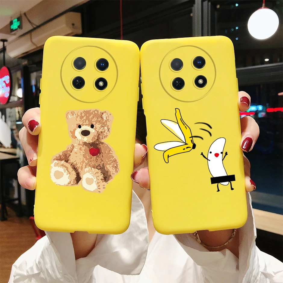 Фото Чехол для Huawei Nova Y91, мягкий силиконовый чехол из ТПУ карамельных цветов, чехлы для телефонов, Coque для Huawei Nova Y91, NovaY91 №3