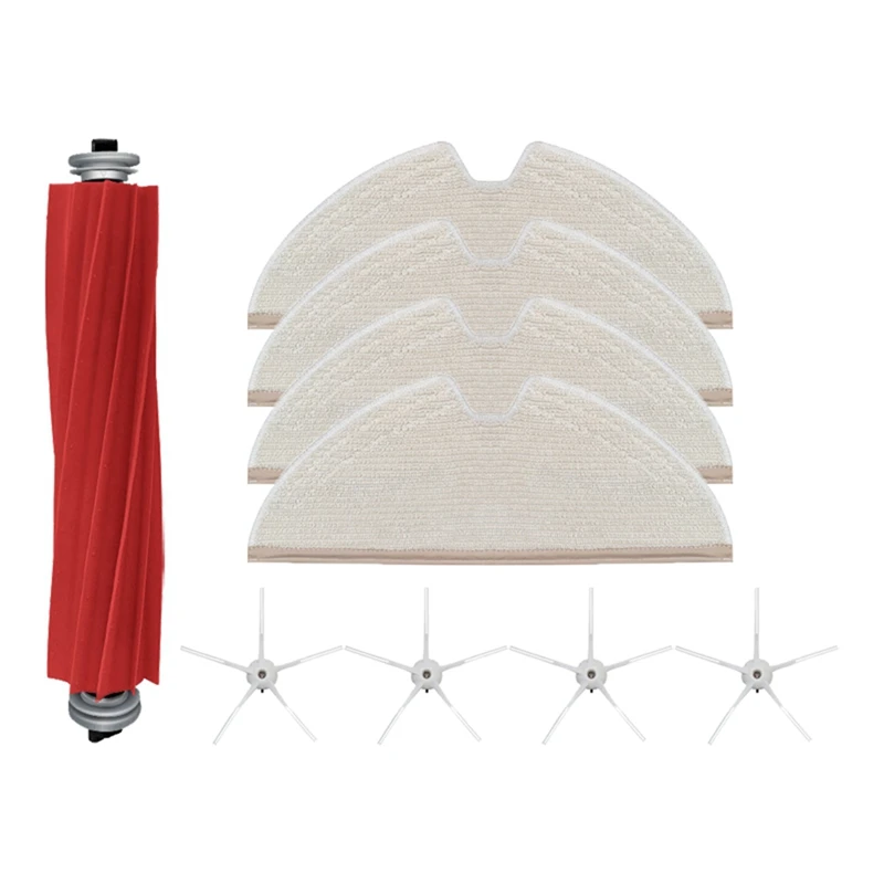 

Roller Brush, Side Brush And Mop Cloth Replacement Parts For Xiaomi Roborock Q7 MAX /Q7 MAX+ T8 Robotic Vacuum Cleaner