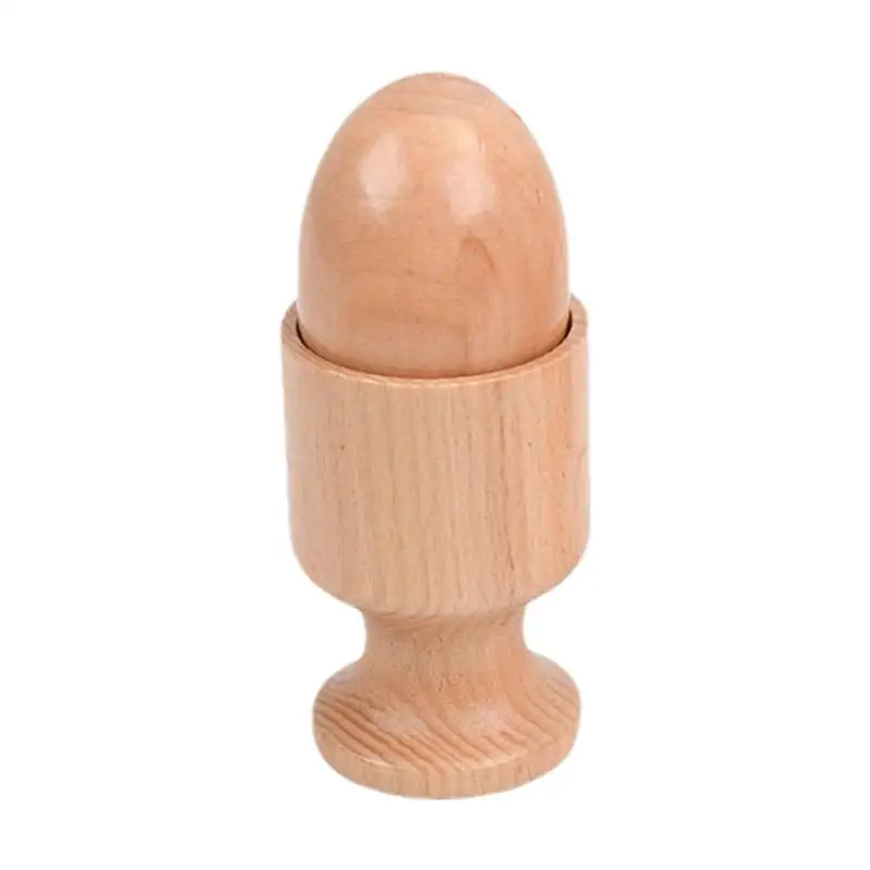 

Wooden Montessori Toys Wooden Rattle For Baby Educational Toys For Children Small Hands Easy To Grip Preschool Learning Toy