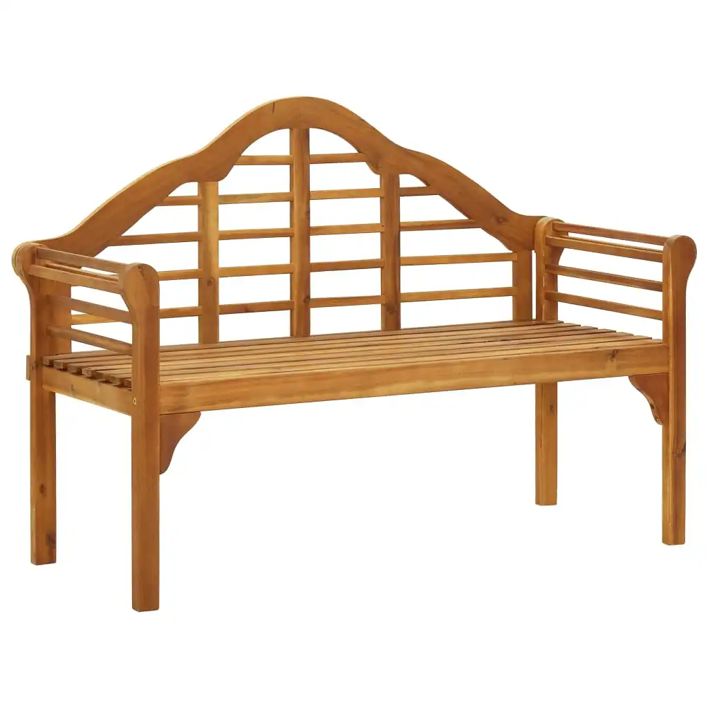 

Patio Outdoor Bench Deck Outside Garden Furniture Balcony Lounge Home Decor 53.1" Solid Acacia Wood