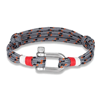 Sport Camping Survival Bracelet - U-Shape Stainless Steel 5