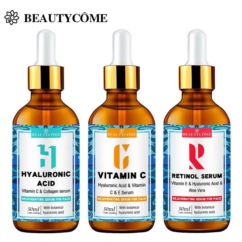 

30/50ml Face Serum Vitamin C Hyaluronic Acid Essence Anti Aging Anti Winkles Whitening Blackhead Removing Moisturizing Skin Care