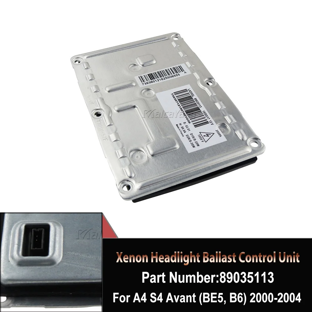 

Xenon Ballast LAD5GL 4-Pin For VW Passat B6 BMW 1 Series E81 E87 A4 3D0907391B 8E0907391A 89035113 3D0907391B 63126938561 3D090