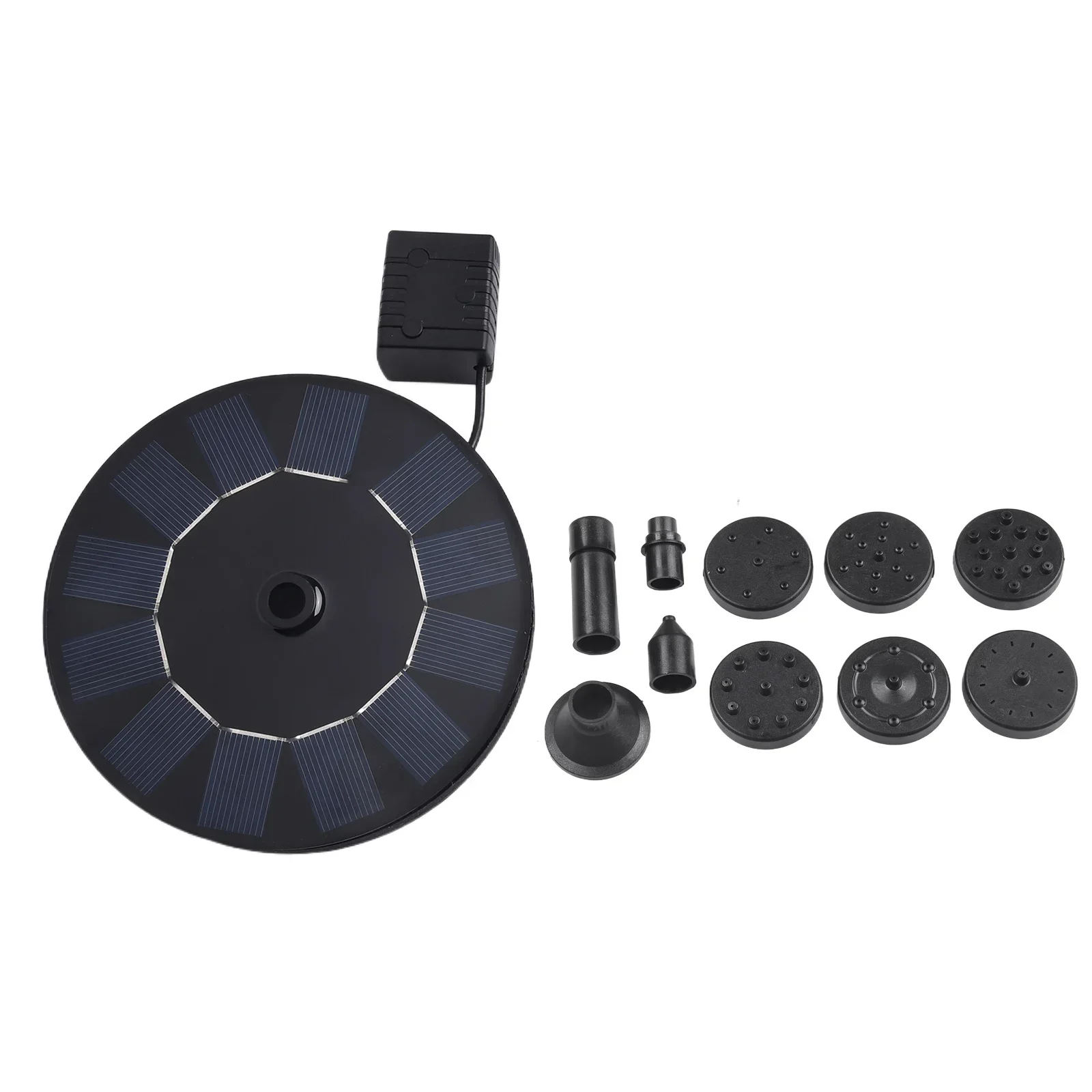 Фонтан солнечный фонтан садовый маленький пруд ванна для птиц 150 л/ч высота 50 см